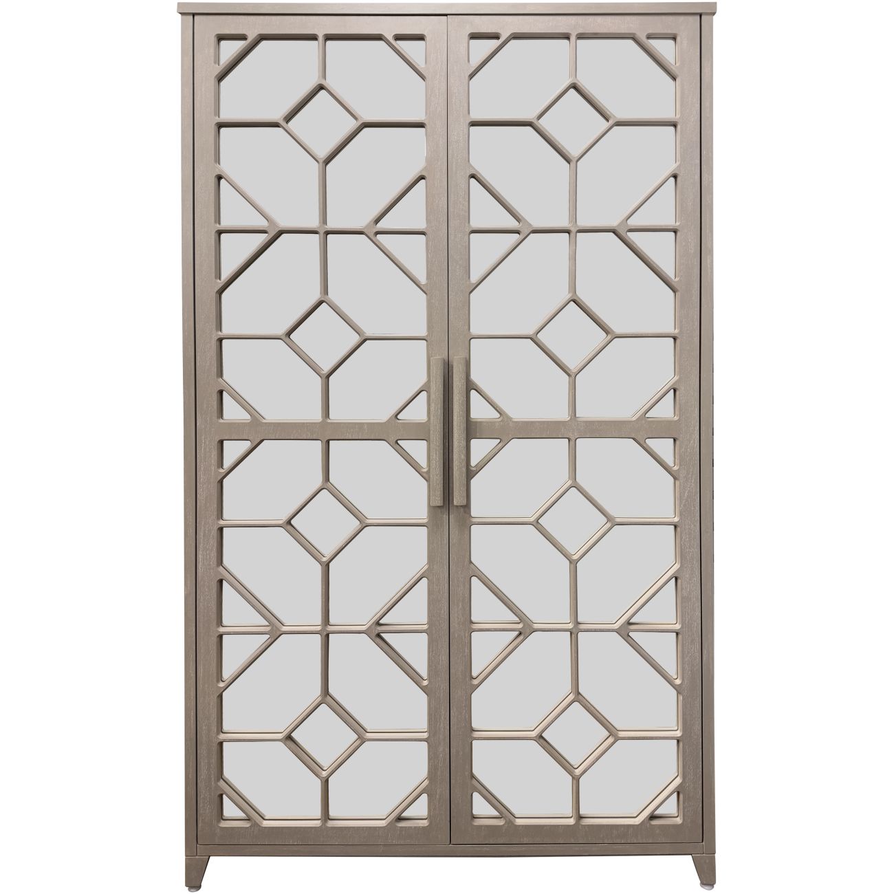 Lioren Mirrored Storage Cabinet