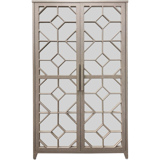 Lioren Mirrored Storage Cabinet