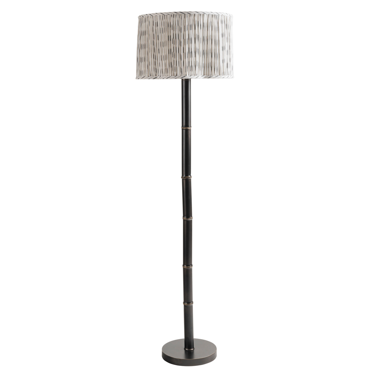 Nerina Bamboo-Effect Floor Lamp