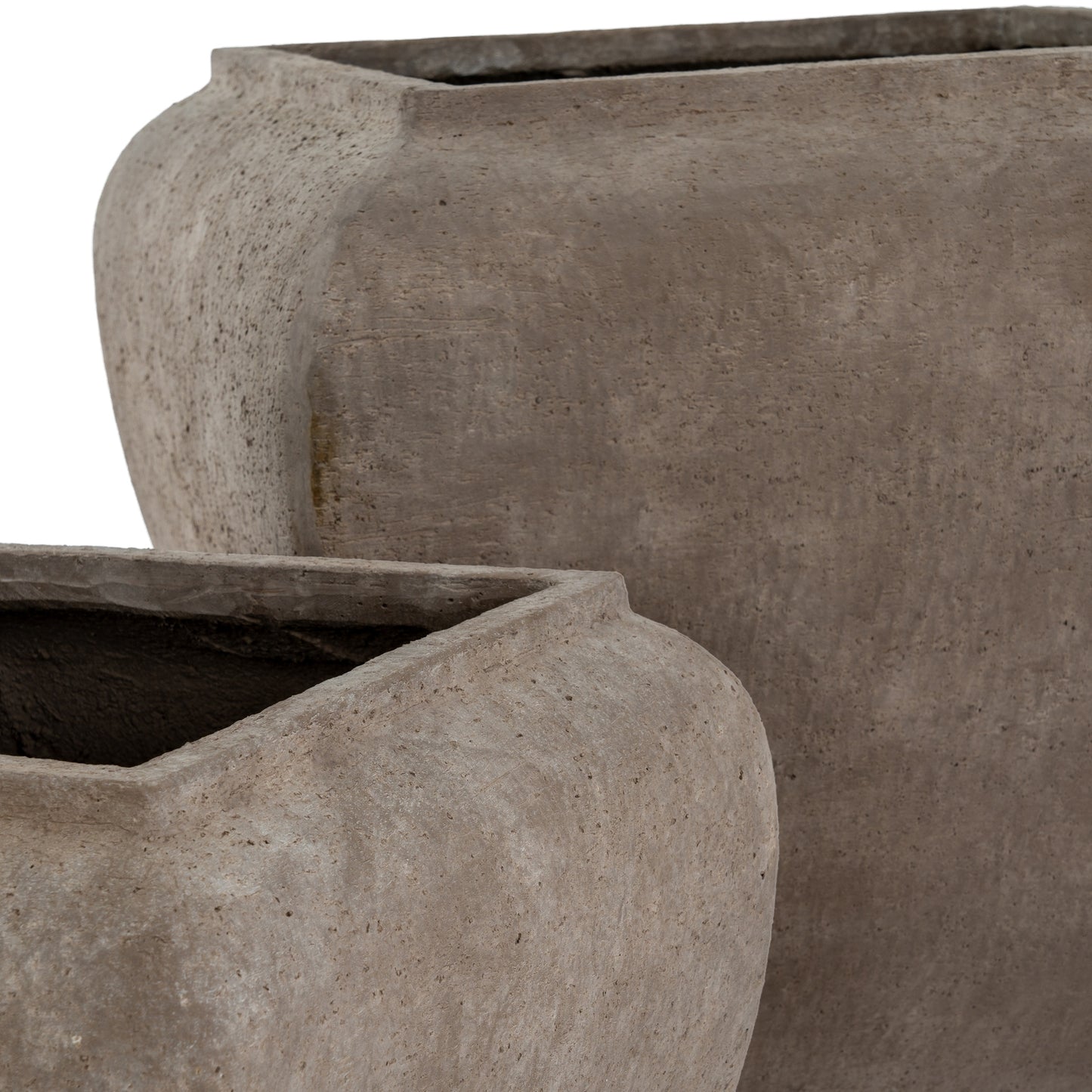 Montera Concrete Planter Duo – Warm Umber