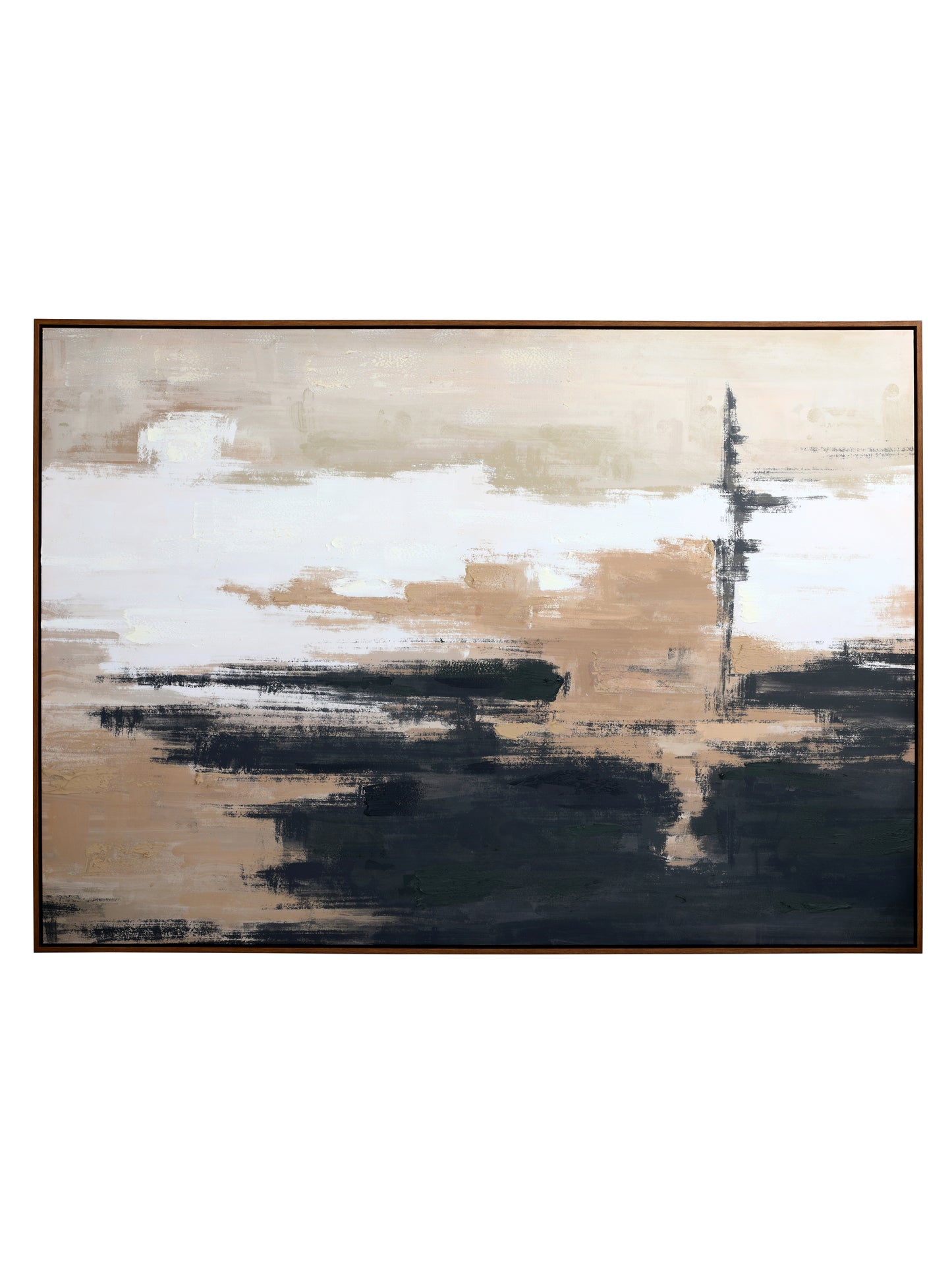 Quiet Horizon Framed Canvas