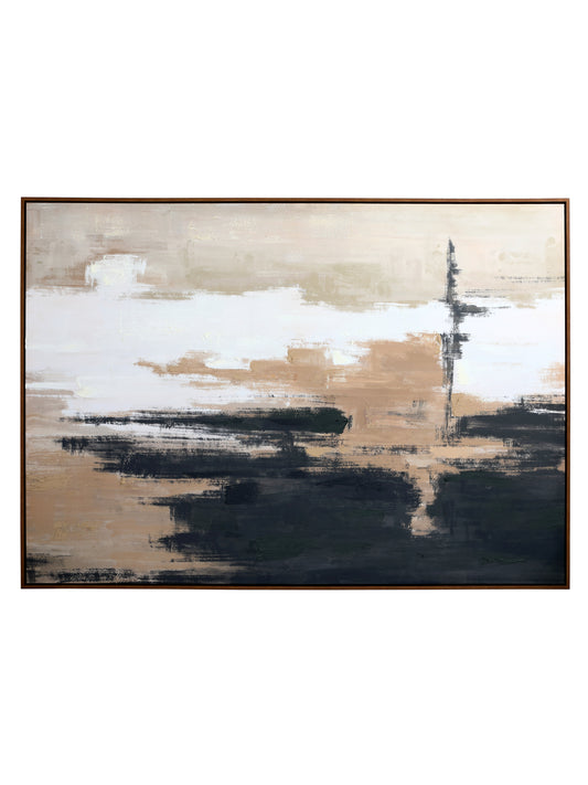 Quiet Horizon Framed Canvas