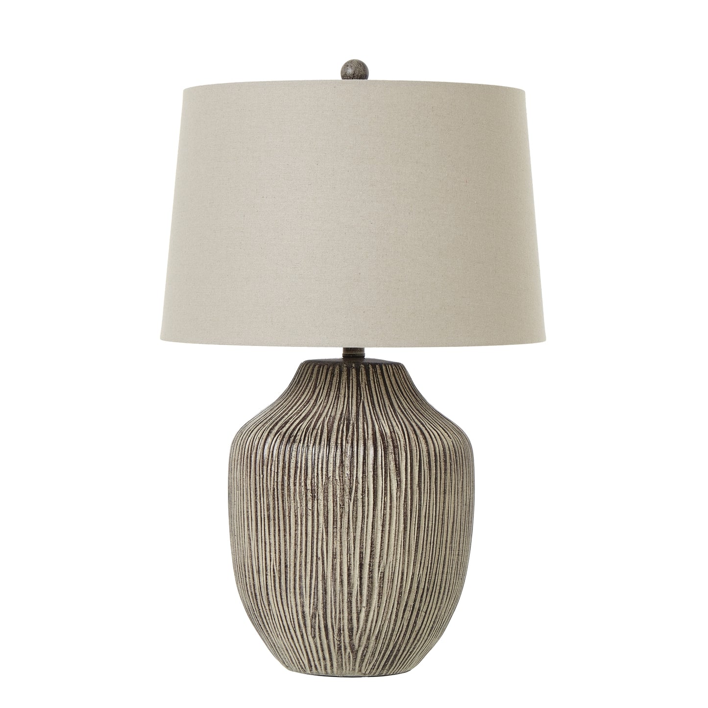 Riva Carved Resin Table Lamp