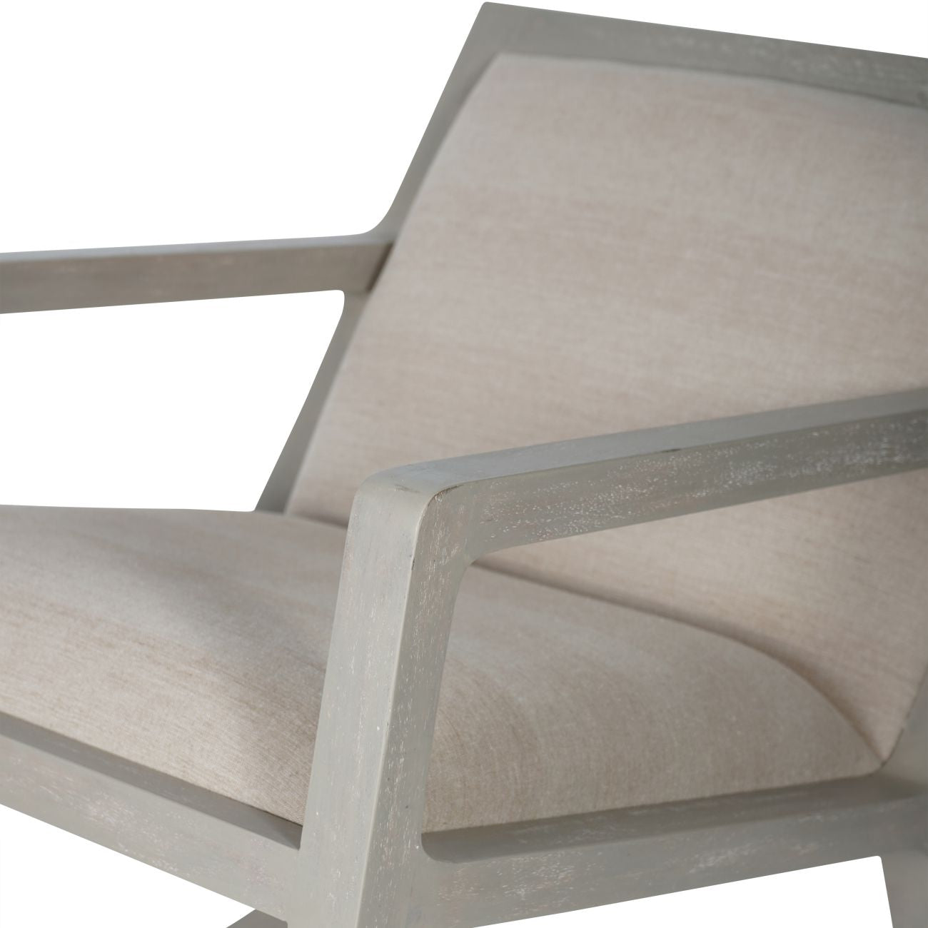 Solace Driftwood Rocking Chair – Natural Cotton