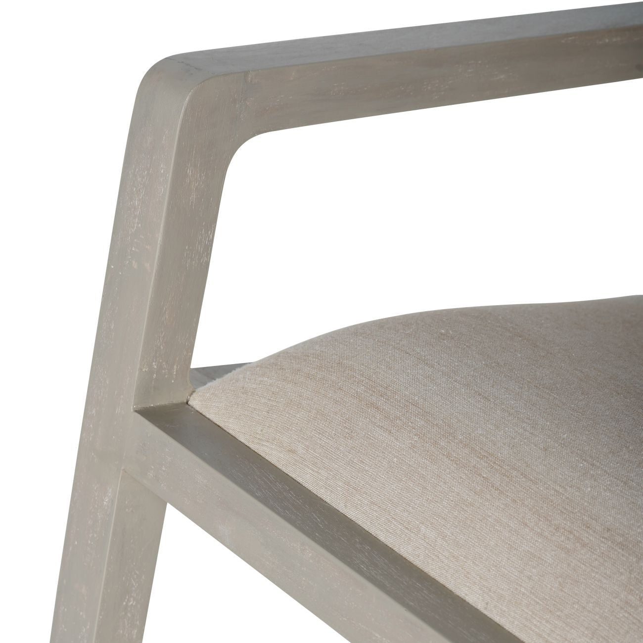 Solace Driftwood Rocking Chair – Natural Cotton