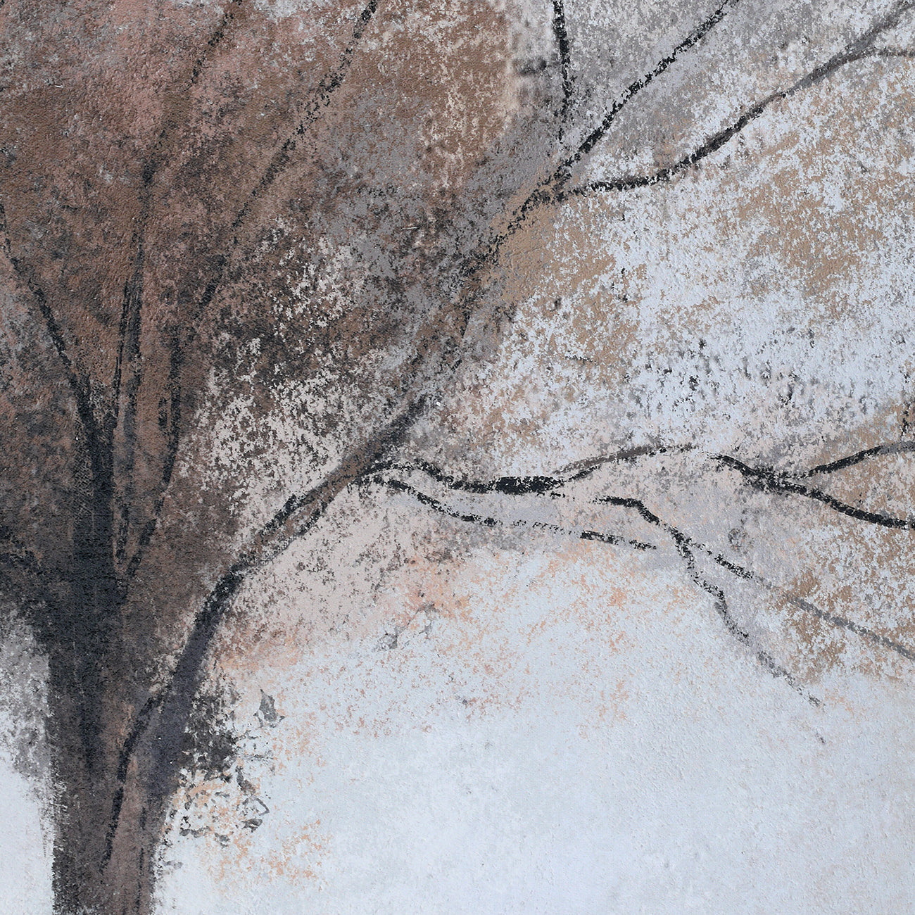 Solitude Tree Textured Canvas – 100x140cm
