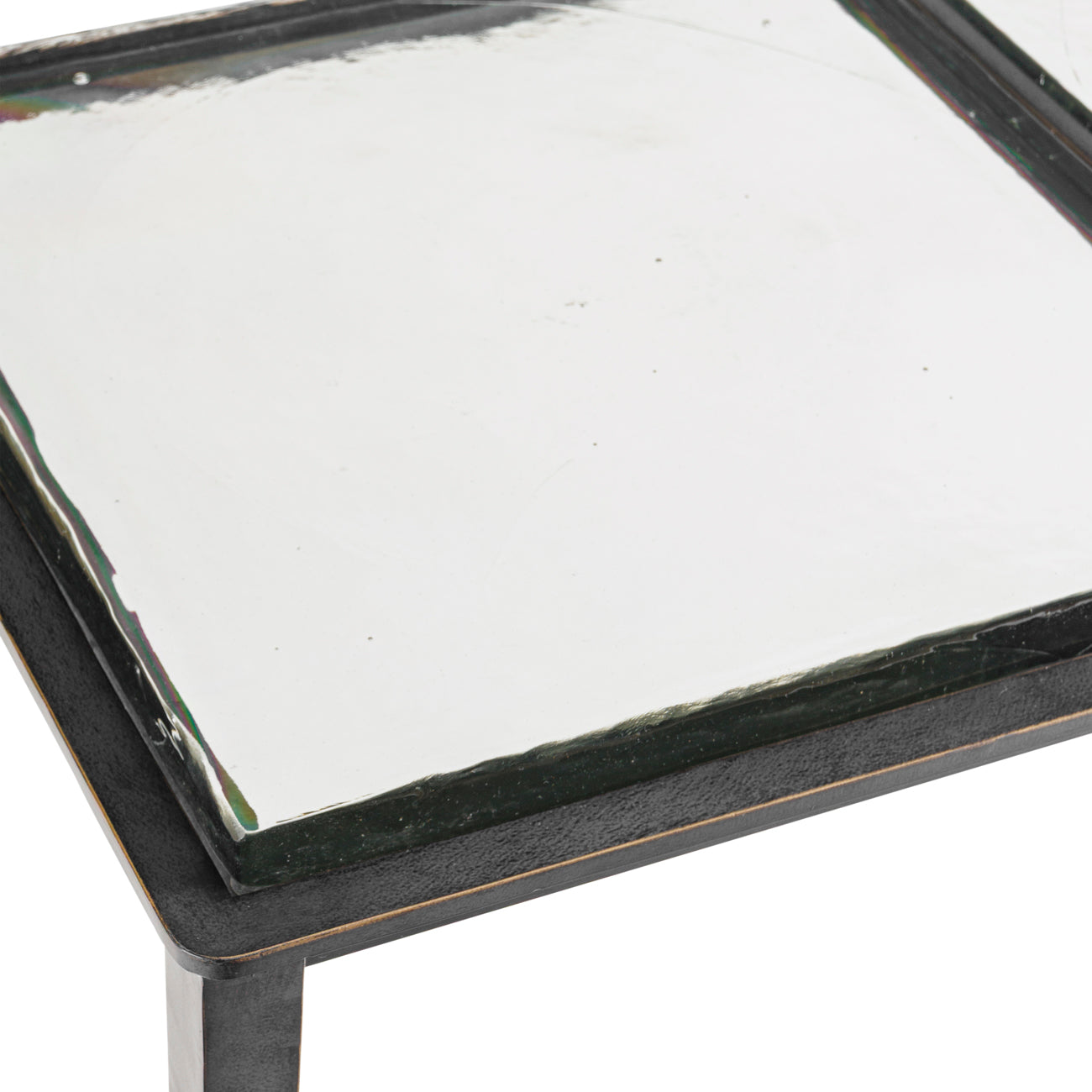 Sorella Textured Glass Console Table