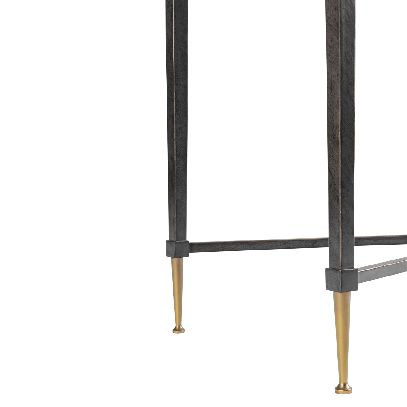 Sorella Textured Glass Console Table