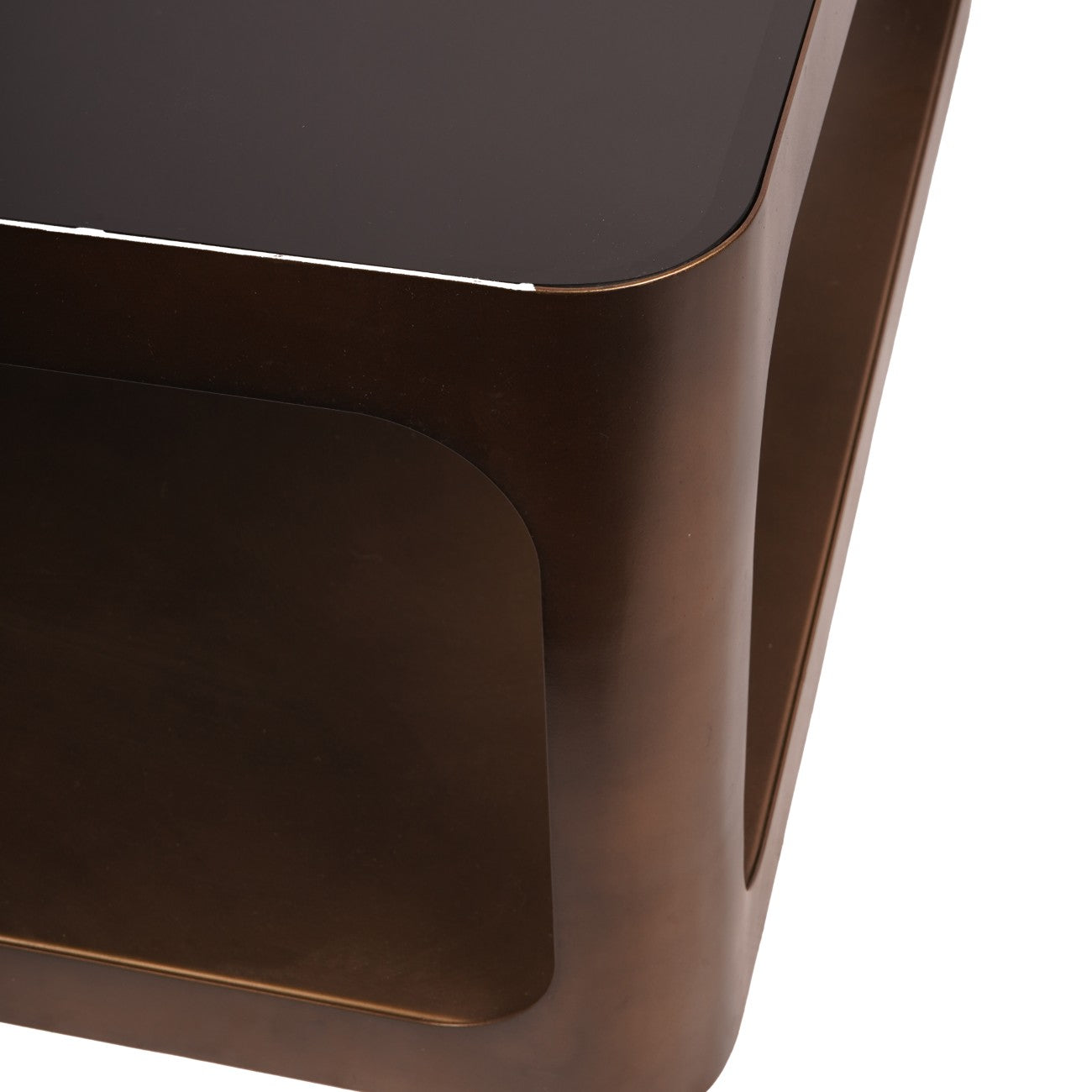 Sorrento Smoked Bronze Square Coffee Table – 90cm