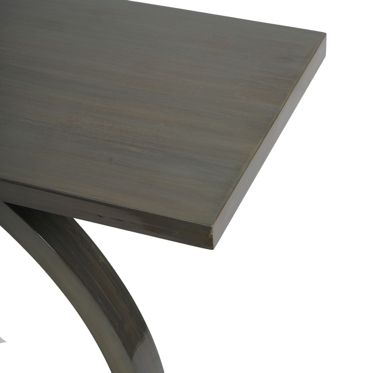 The Aureole Olive Lacquer Console Table