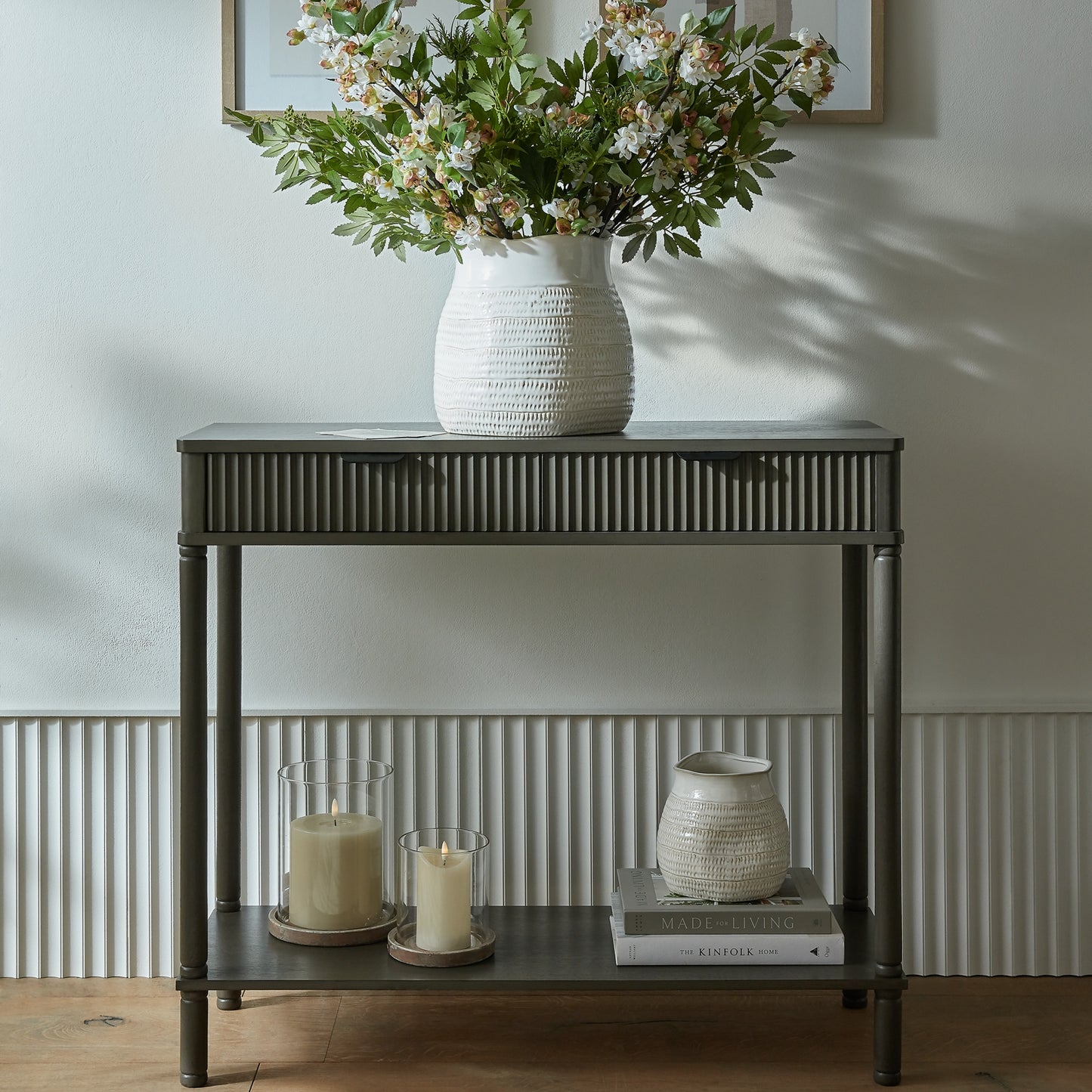 Reedmore Fluted Console Table