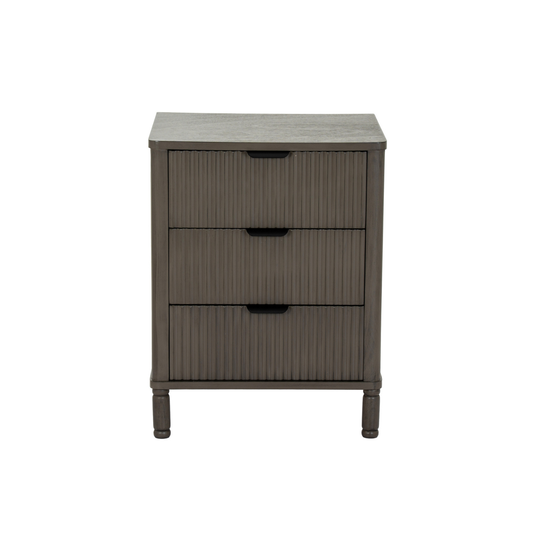 Reedmore Three-Drawer Bedside Table