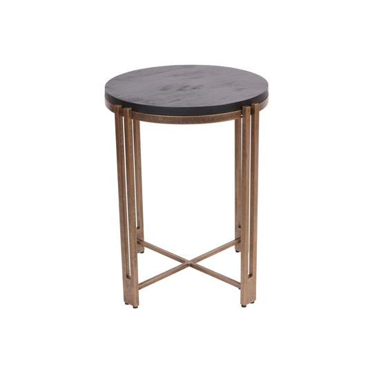 Kensington Sandblasted Round Side Table