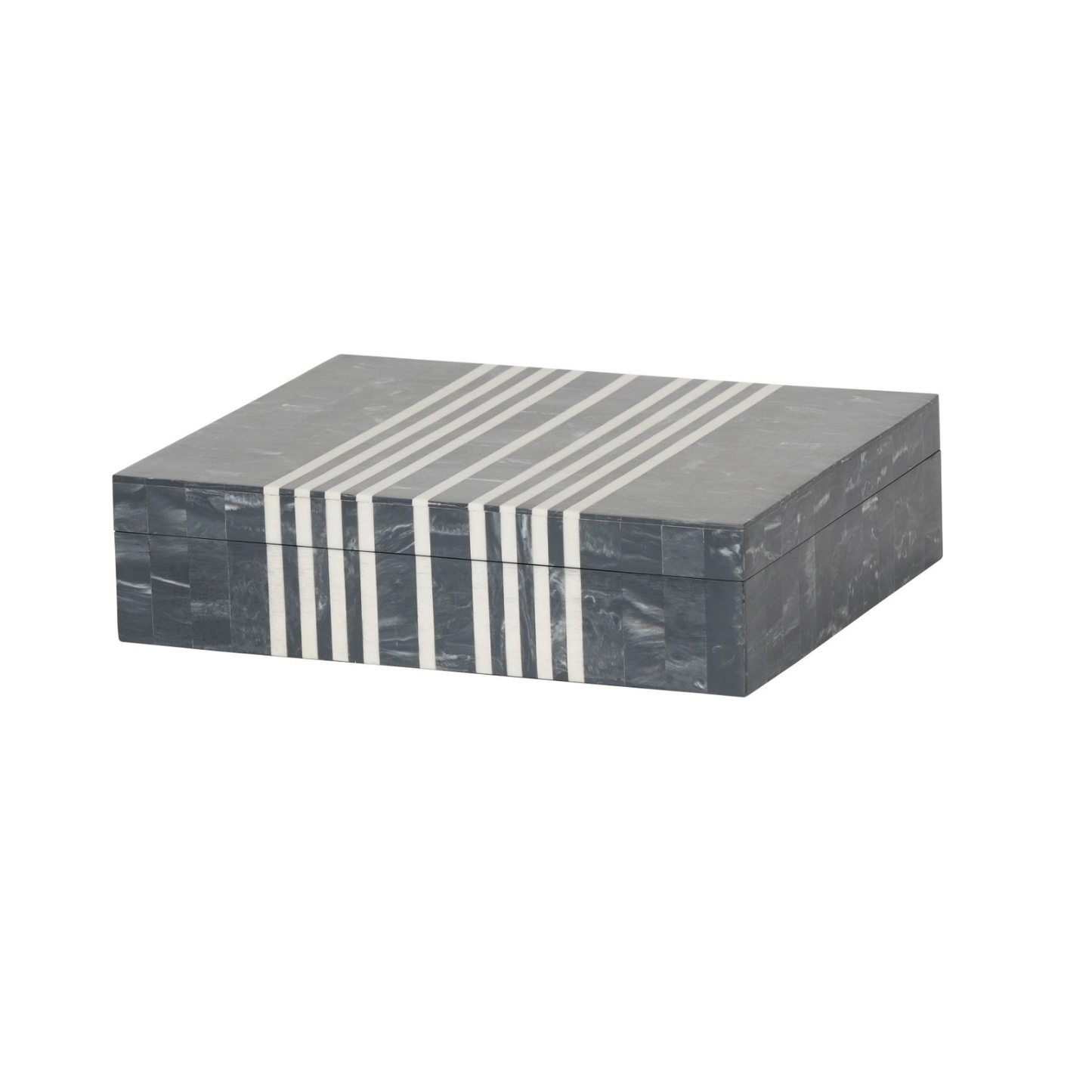 Sloane Grey Marble Stripe Decor Box