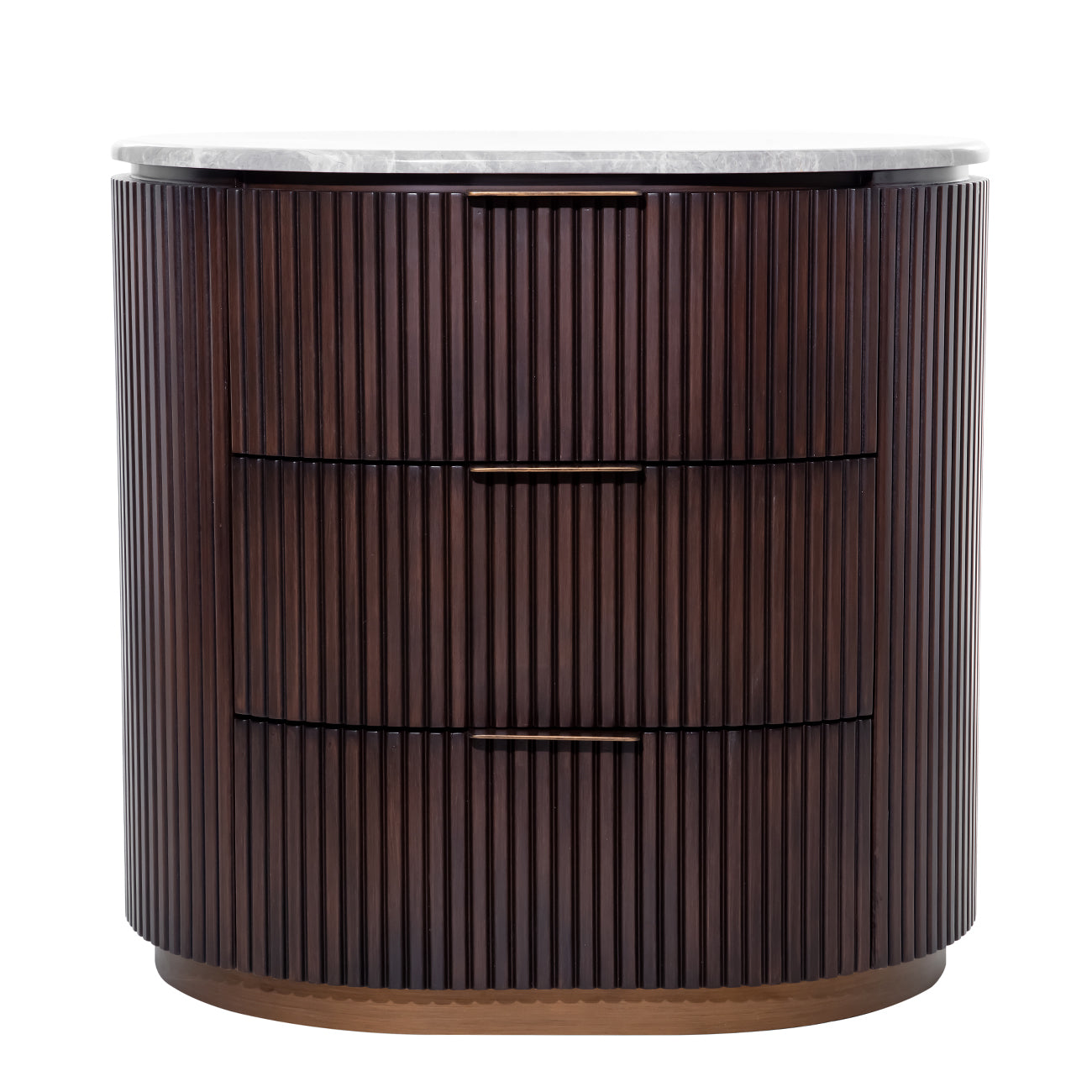 Opera Fluted Bedside Table
