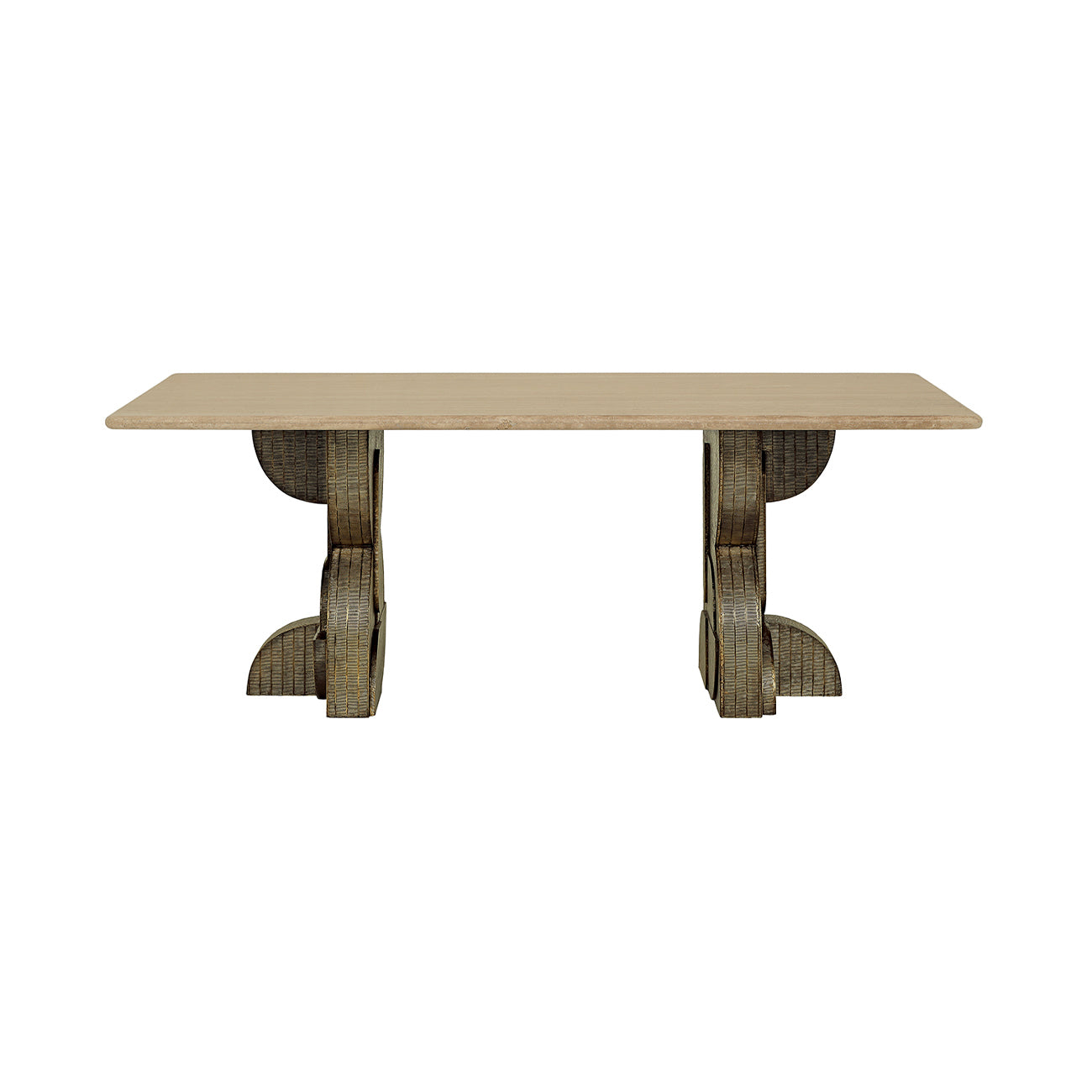 Callum Travertine Dining Table