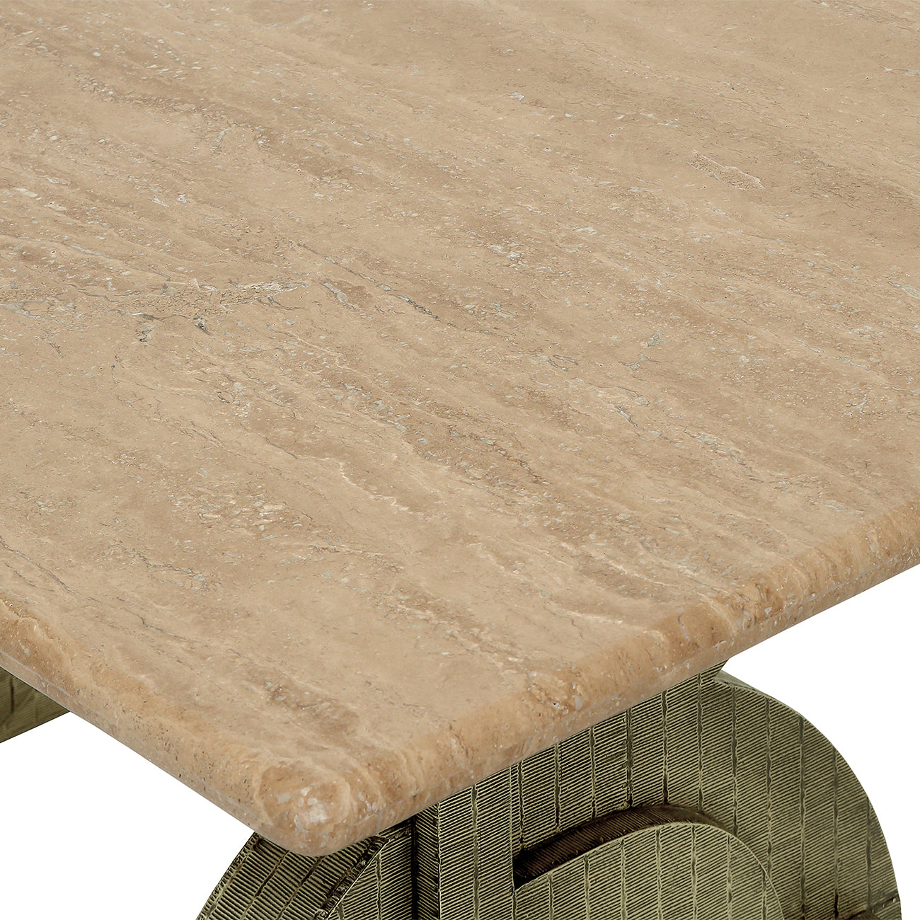 Callum Travertine Dining Table